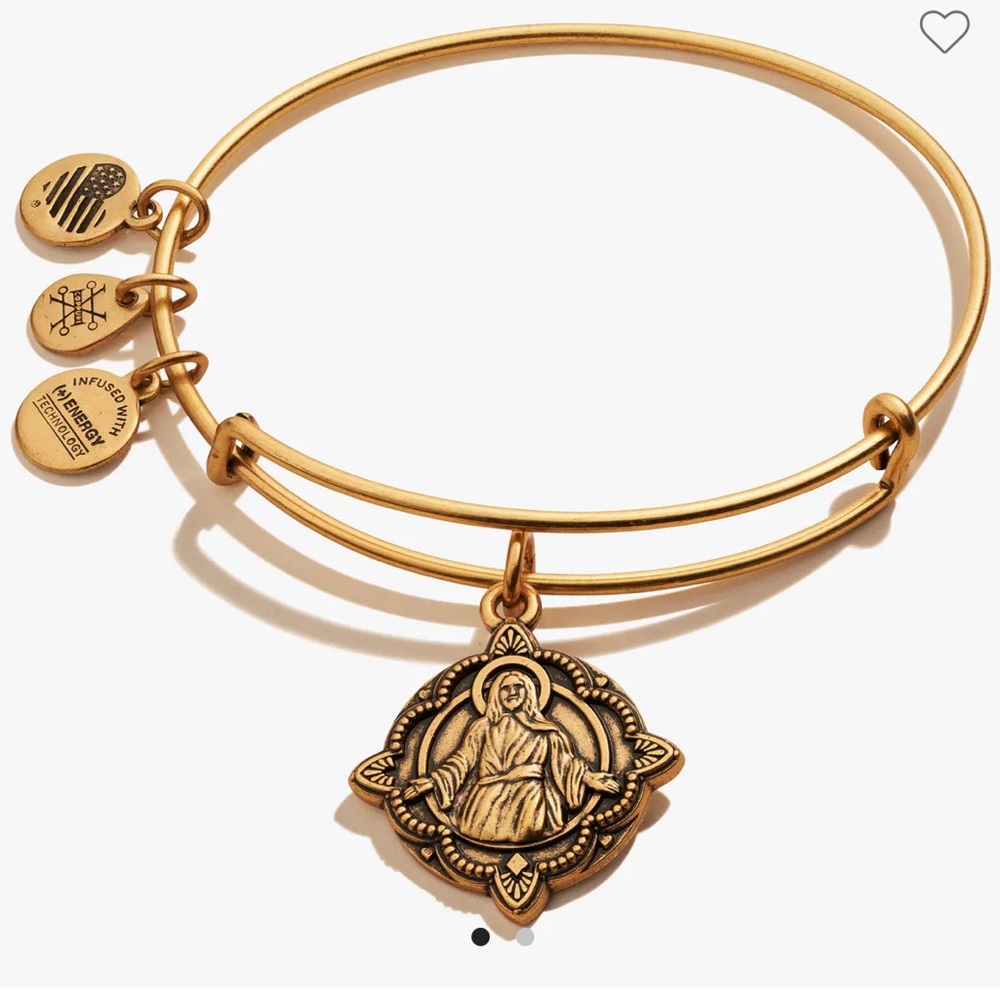 Alex and Ani Jesus Charm Bracelet
